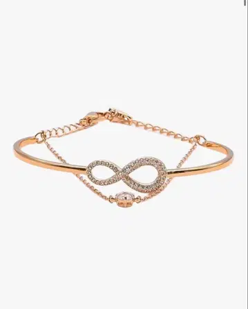 [ 스와로브스키 ] SWAROVSKI 인피니티 뱅글 핑크 골드