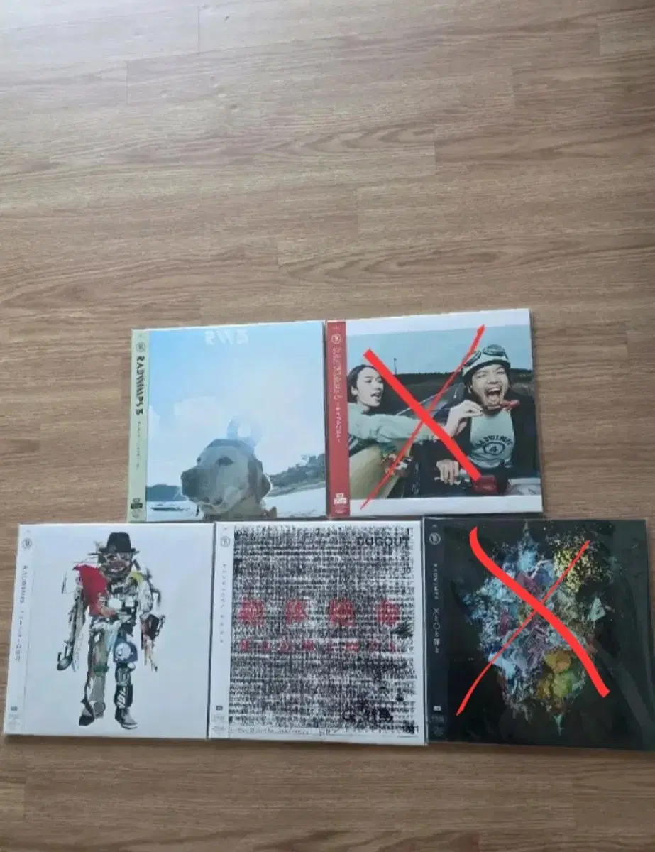 RADWIMPS 랏도 래드윔프스 20주년 LP(3,5,6집) 미개봉