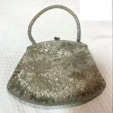 빈티지 고급 비즈 백 MITSUKOSHI 미츠코시