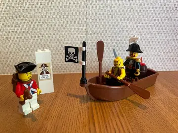 LEGO 6242 해적 보트 브릭비어드 포함 올드 LEGO 선박