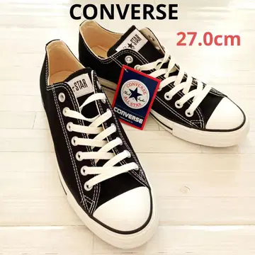 새상품급 CONVERSE ALL STAR 블랙 로우컷 27.0cm