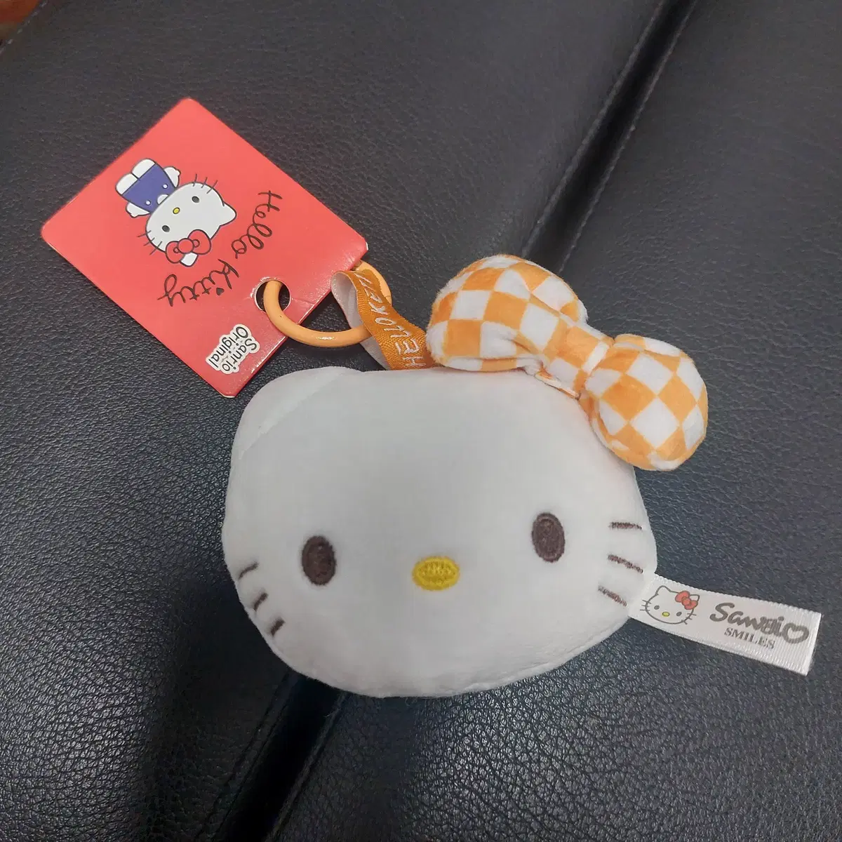 헬로키티 얼굴 인형 키링 봉제인형