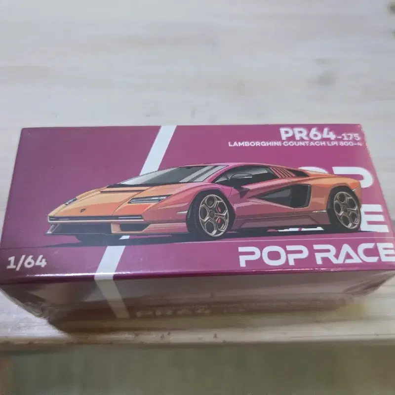 팝레이스 1:64 람보르기니 쿤타치 lpi800 미개봉 새상품 미니지티