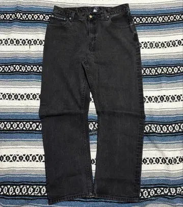 90s TOMMY HILFIGER 멕시코제 블랙 데님 팬츠 블랙