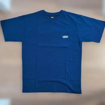 새상품 VANS 포켓T셔츠 블루