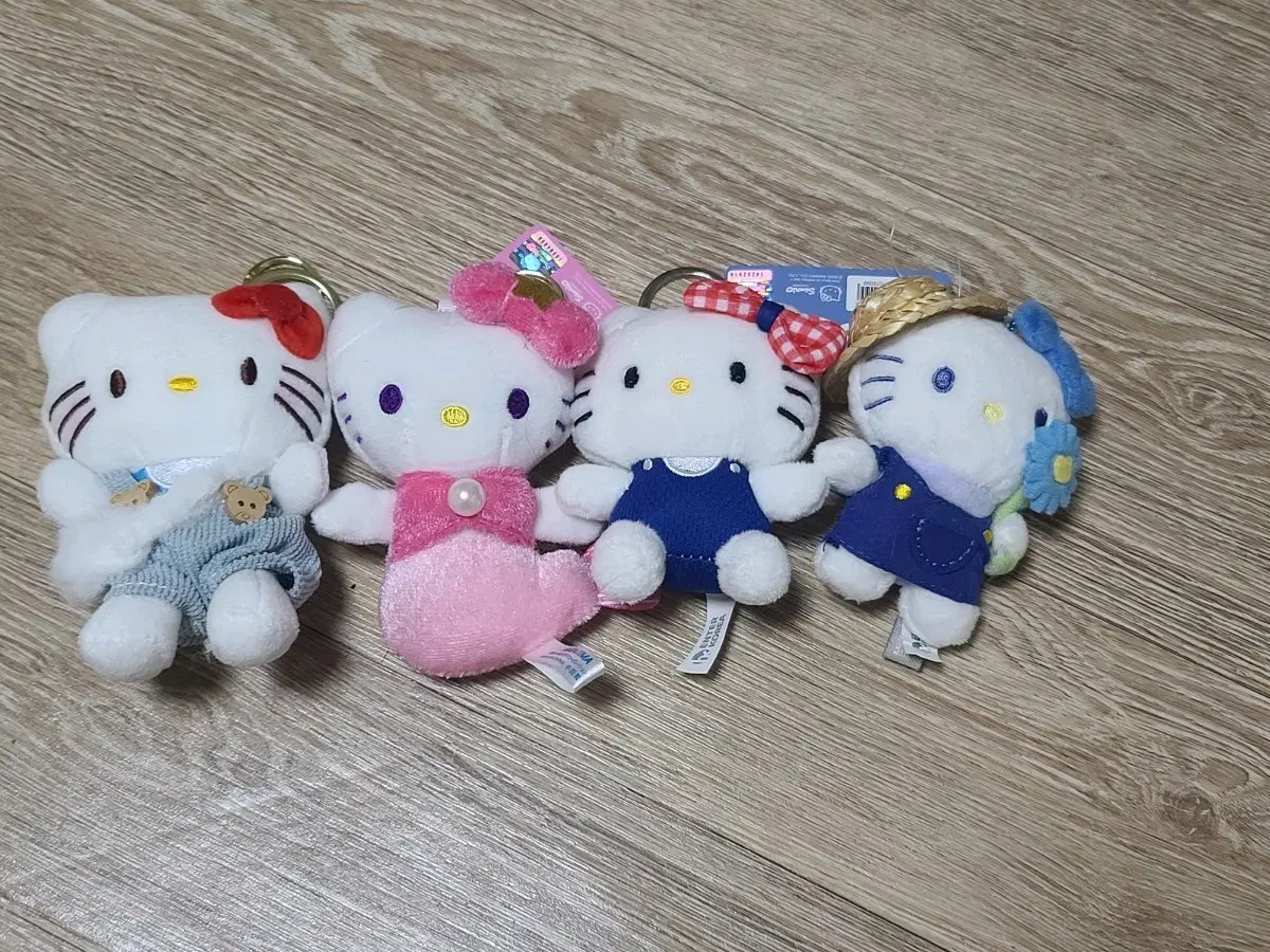산리오 키티 마스코트 세트