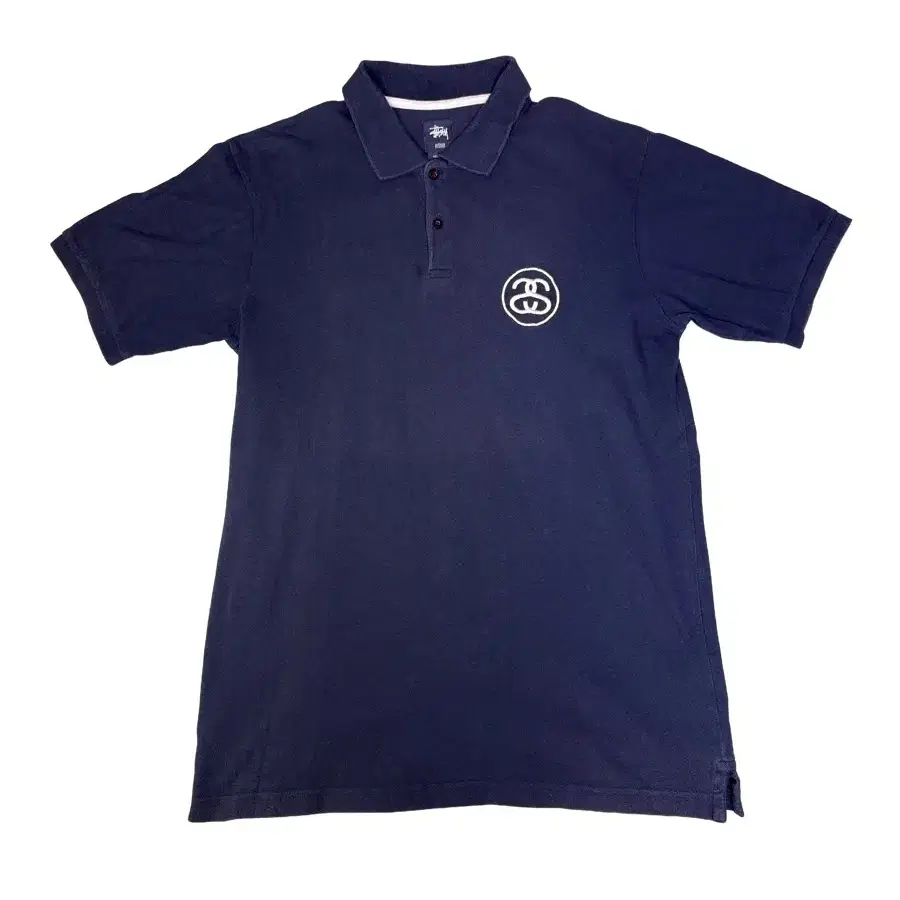 빈티지 00s 올드스투시 스투시 stussy 원포인트 로고 카라티 M
