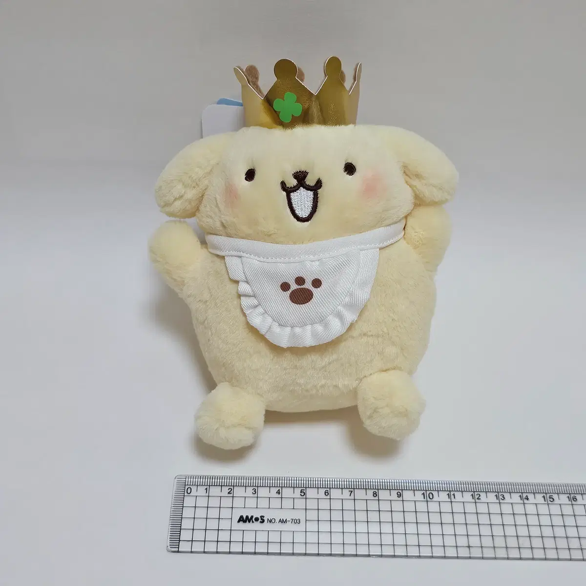 산리오 폼폼푸린 스위트파티 왕관 아기 인형