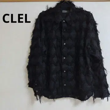 [ CLEL ] 프린지 자카드 긴팔 셔츠 클레일