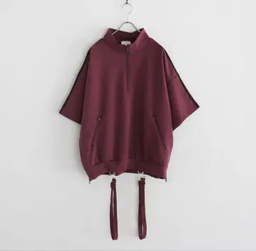 LILL 하프 지퍼 반팔 풀오버