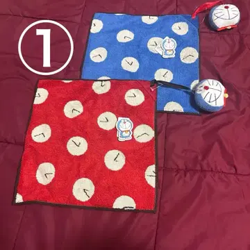 도라에몽 미니 타월 봉제 인형 포함 2개 세트 새상품