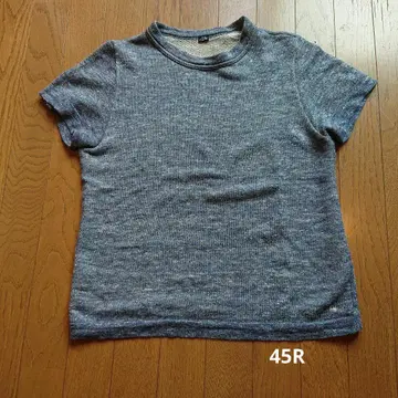 45R 반팔 티셔츠 인디고 혼방