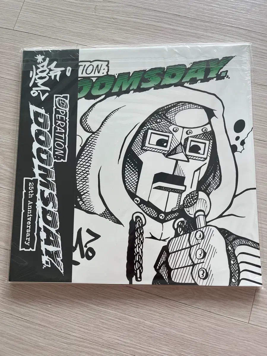 MF DOOM 둠스데이 25주년 스케치 에디션 그린 바이닐 2LP 미개봉