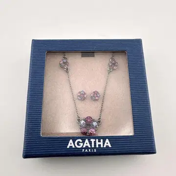 AGATHA / 아가타 PARIS 목걸이 귀걸이 세트 플라워