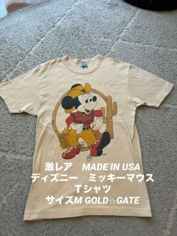 MADE IN USA 디즈니 미키마우스 T셔츠 빈티지
