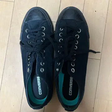 Converse All Star 블랙 스웨이드 스니커즈