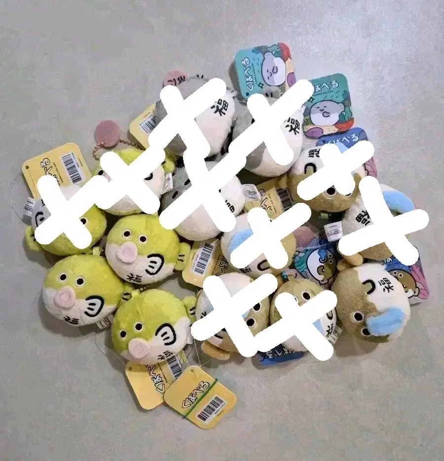 쿠파베루 닛꼬리 복어 인형 키링 8cm