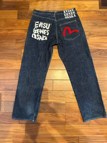 EVISU GENES OSAKA 데님 사이즈 34