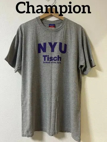 Champion 챔피온 NYU T셔츠 그레이 L RN49314