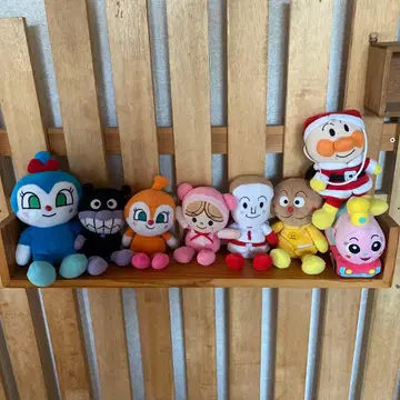호빵맨 봉제 인형 8체 세트 묶음 판매