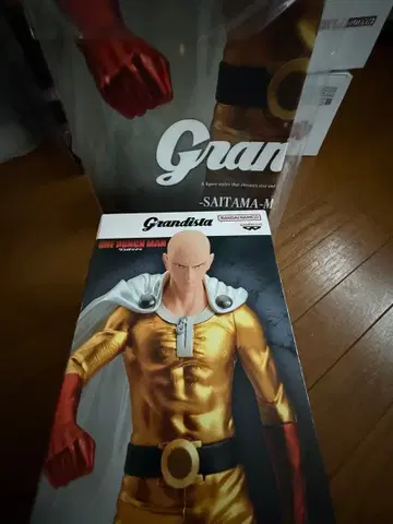 Grandista 원펀맨 사이타마 메탈릭 컬러 피규어 팝 포함