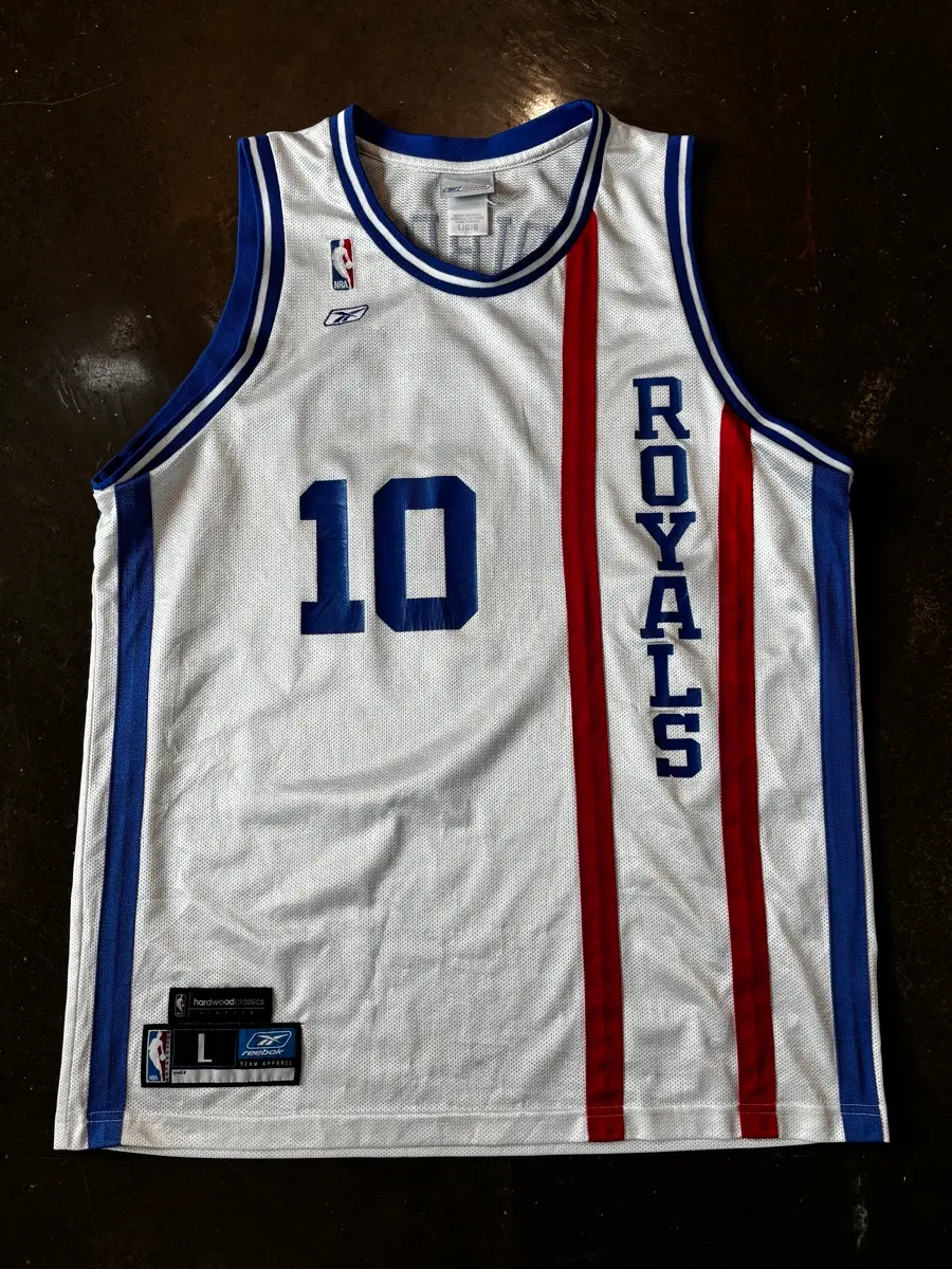 NBA 새크라멘토 킹스 Mike Bibby #10 리복 하드우드