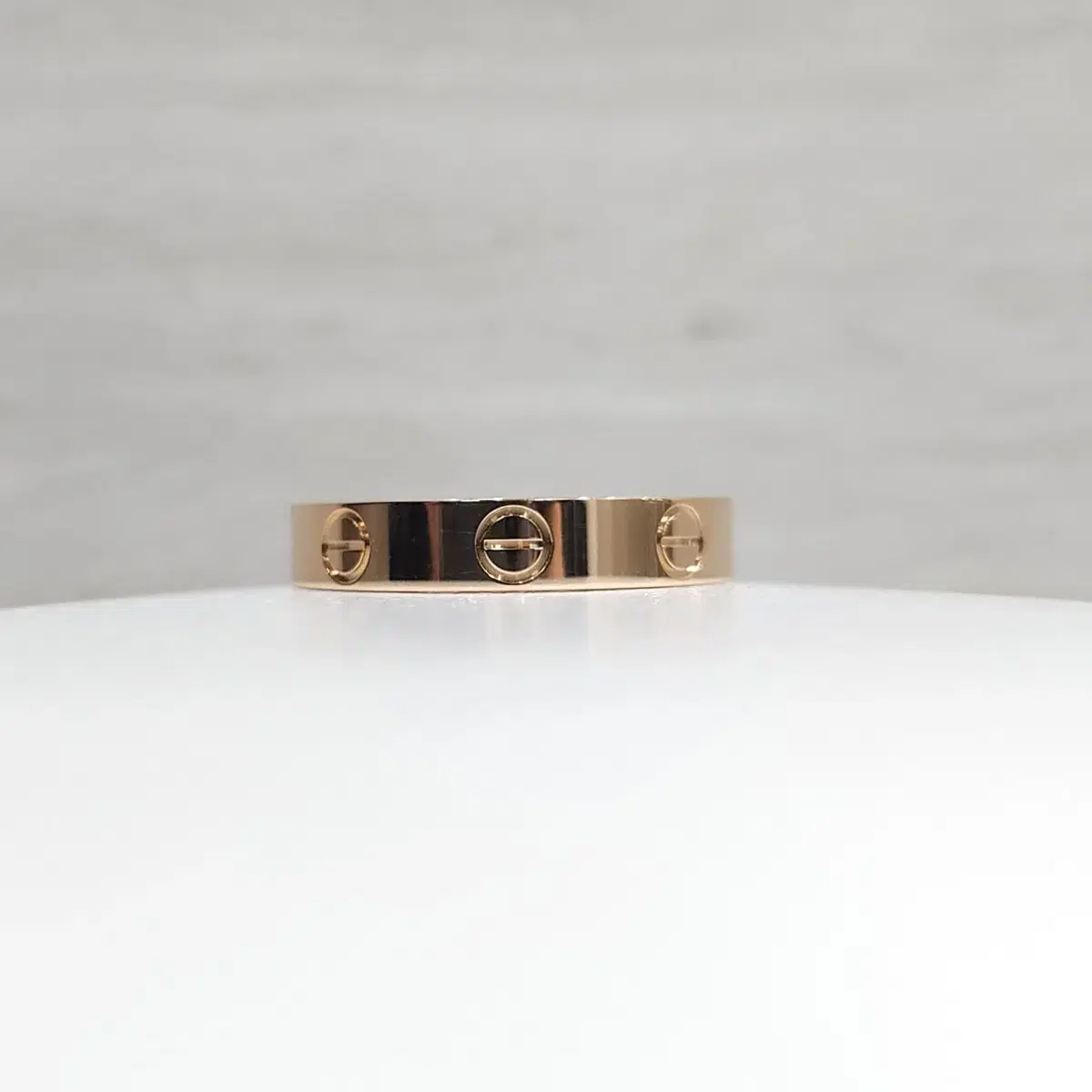 까르띠에 러브 밴드 링 스몰 53호 18K 핑크골드 3.6mm
