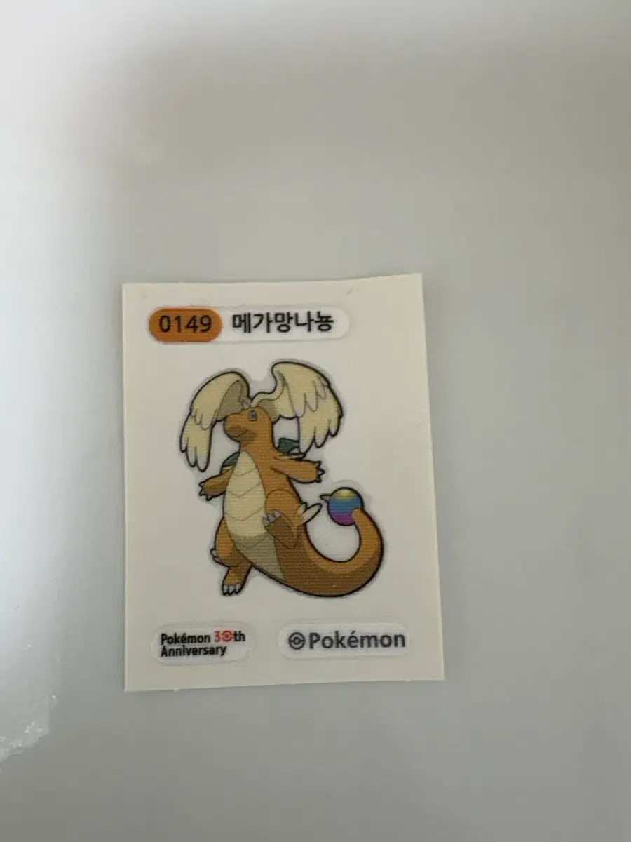 메가망나뇽 띠부실
