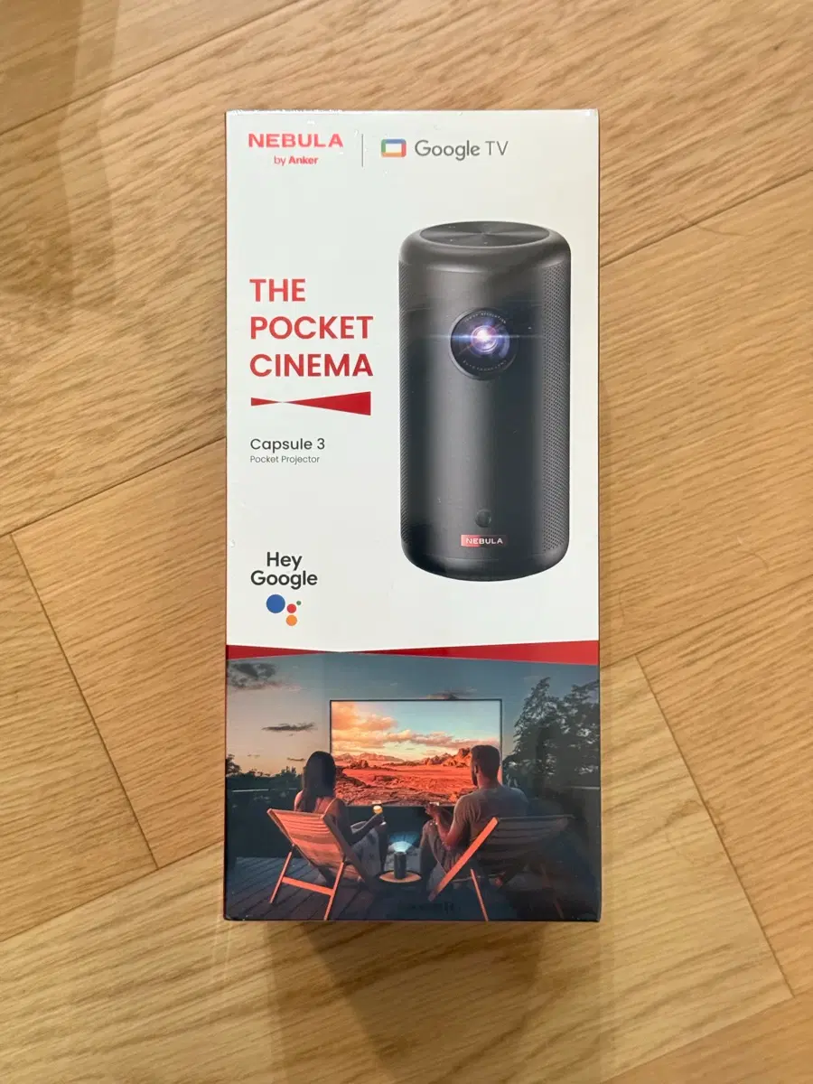 Anker Nebula 포켓 시네마 캡슐 3 빔 프로젝터 미개봉 신품