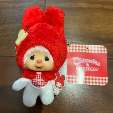 미사용 치무땅 마이멜로디 콜라보 마스코트 홀더 몬치치 산리오