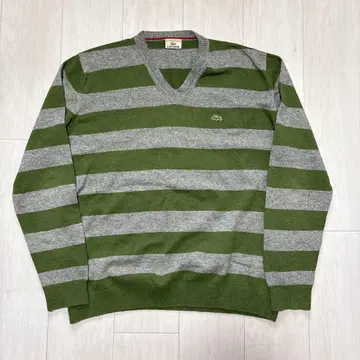 LACOSTE 라코스테 보더 니트 스웨터