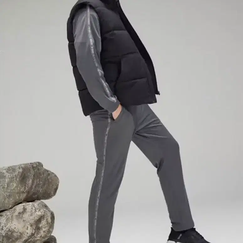 <새상품>스케쳐스 남녀공용 트레이닝 하의 그레이(90,100,110)