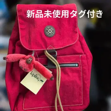 새상품 택 포함 키플링 미니 백팩 (빨간색)