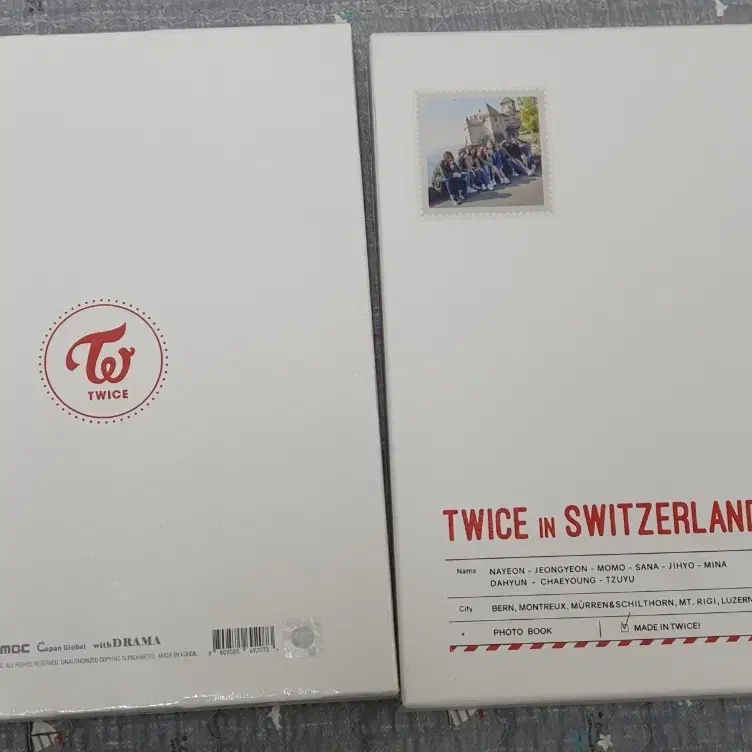 TWICE フォトブック TWICE IN SWITZERLAND
