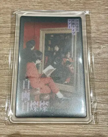 금붕어 번장 단독 라이브 자화자찬찬 카드 거울