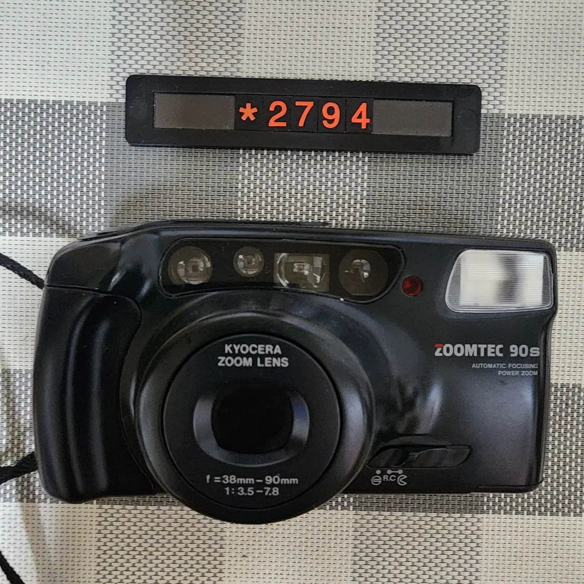 교세라 줌텍 90 S 데이터백 필름카메라