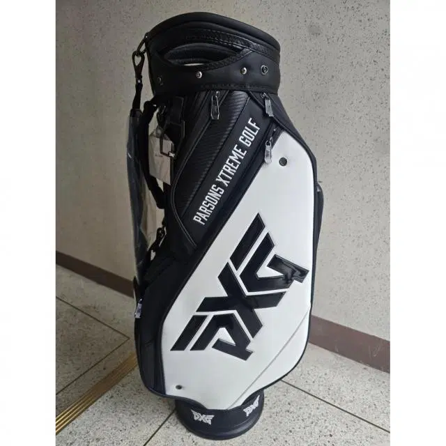 피엑스지 PXG 골프백 남성 화이트 가방 라이트9 캐디백