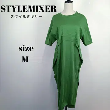 [ a1737 ] STYLEMIXER 스무스 레이어드 원피스 M