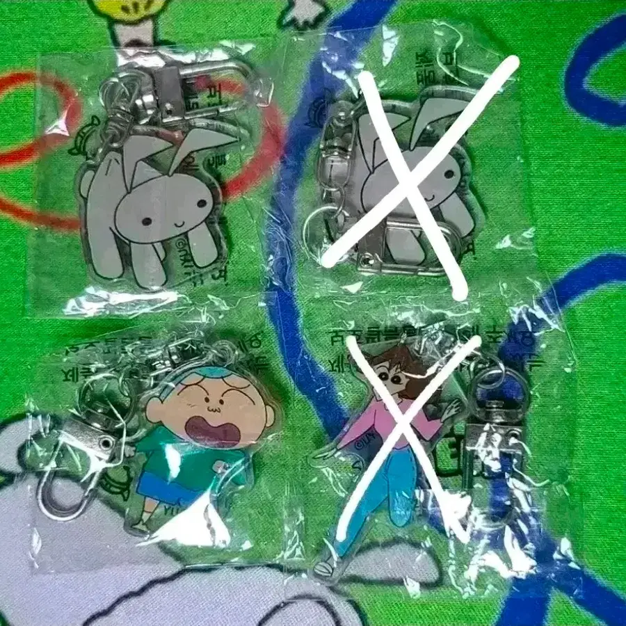 구매자무료나눔] 정품 미개봉 짱구 마이 키링 은색키링 1탄