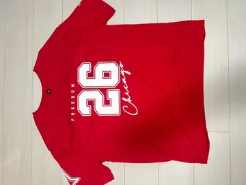 MANFINITY 넘버링 T셔츠 레드 XXL