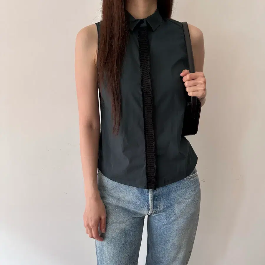 질샌더 jil sander navy 셔츠 슬리브리스
