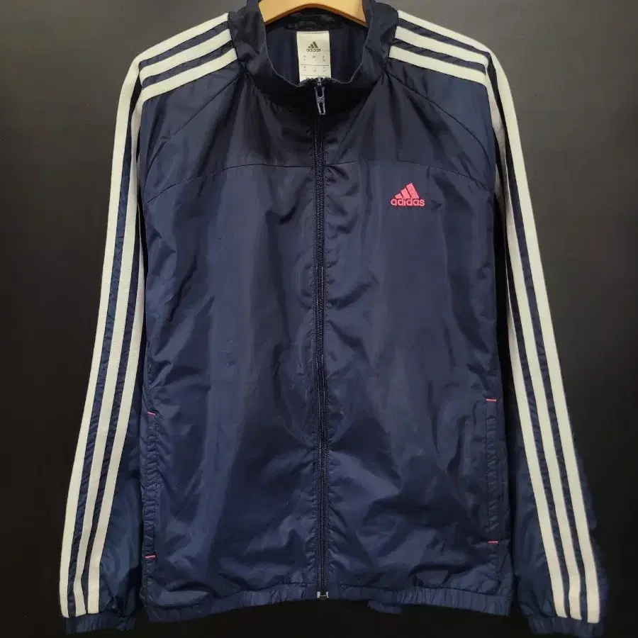 adidas 아디다스 네이비 핑크 딸기우유 바람막이 트레이닝 세트