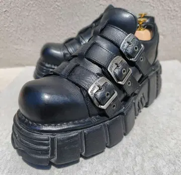 NEWROCK 뉴락 벨크로 앵클 부츠 Y2K 27.5cm