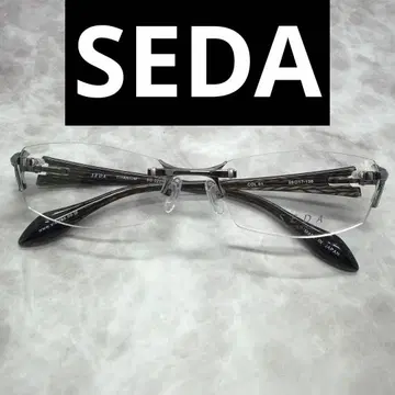 미사용 새상품 사바에 제작 SEDA 무테 안경 티타늄 SD-2229 01