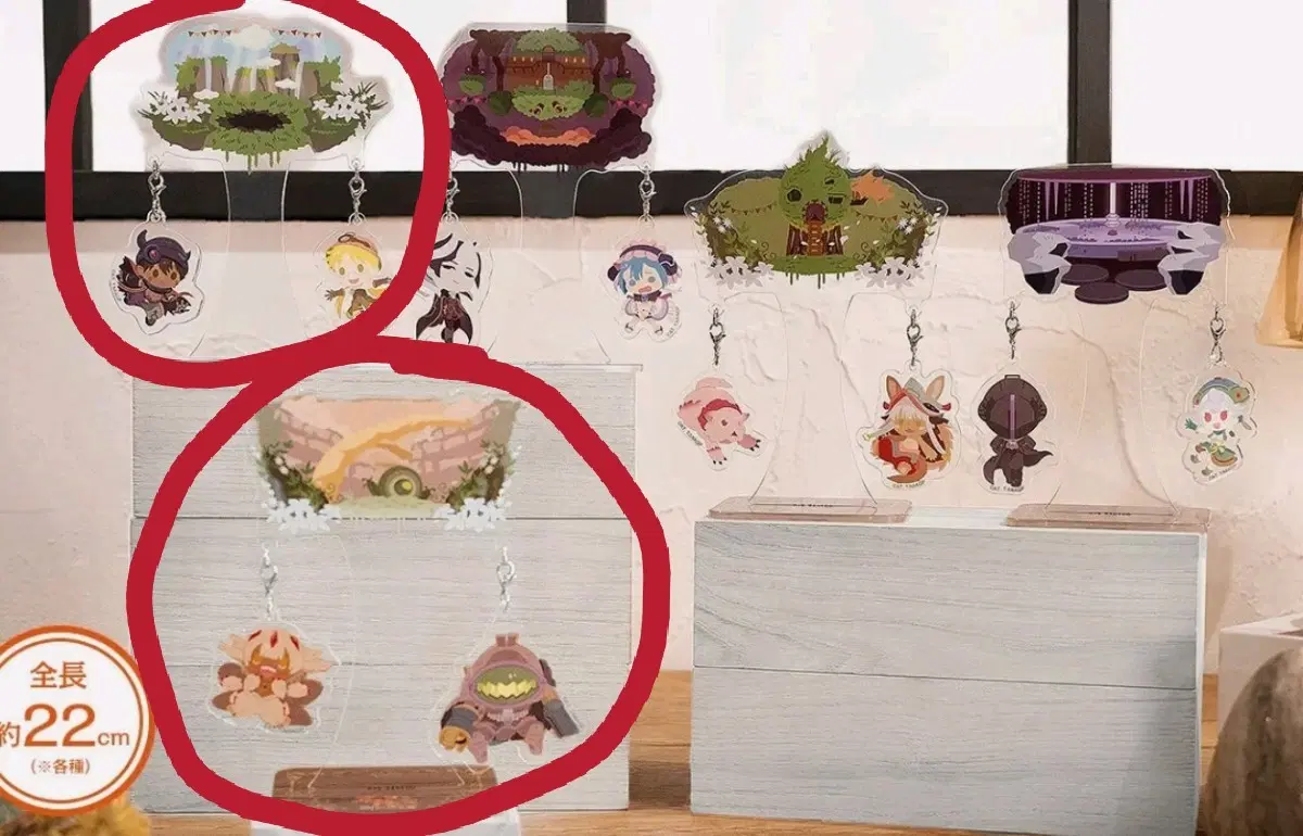 메인어 타이토쿠지 E상페어 아크릴스탠드 팝니다 리코&레그/ 파프타&가브룬