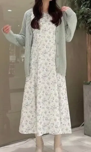 PROPORTION BODY DRESSING 플라워 프린트 원피스