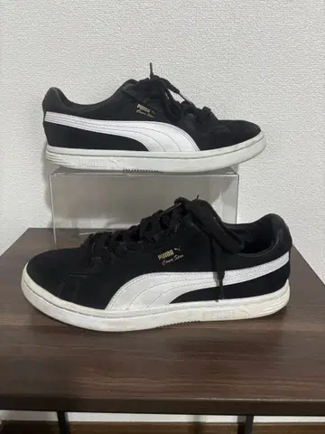 PUMA Suede 로우컷 블랙 화이트 26cm