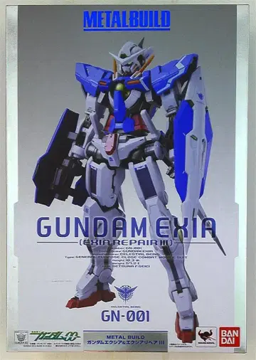 반다이 METAL BUILD 건담 엑시아 & 엑시아 리페어 III 초판
