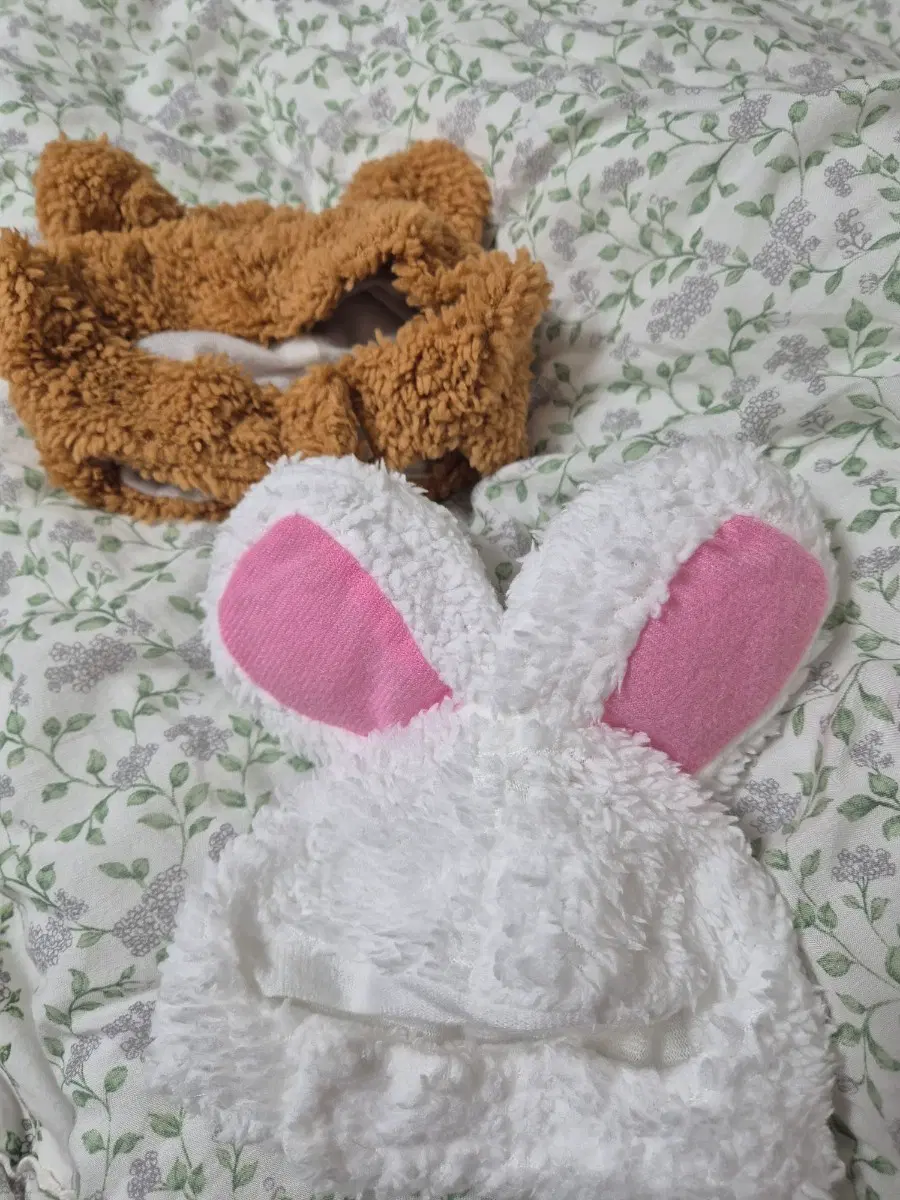 20cm 솜인형 옷 곰, 토끼 모자