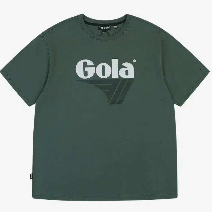 새상품 gola 반팔티셔츠 그린